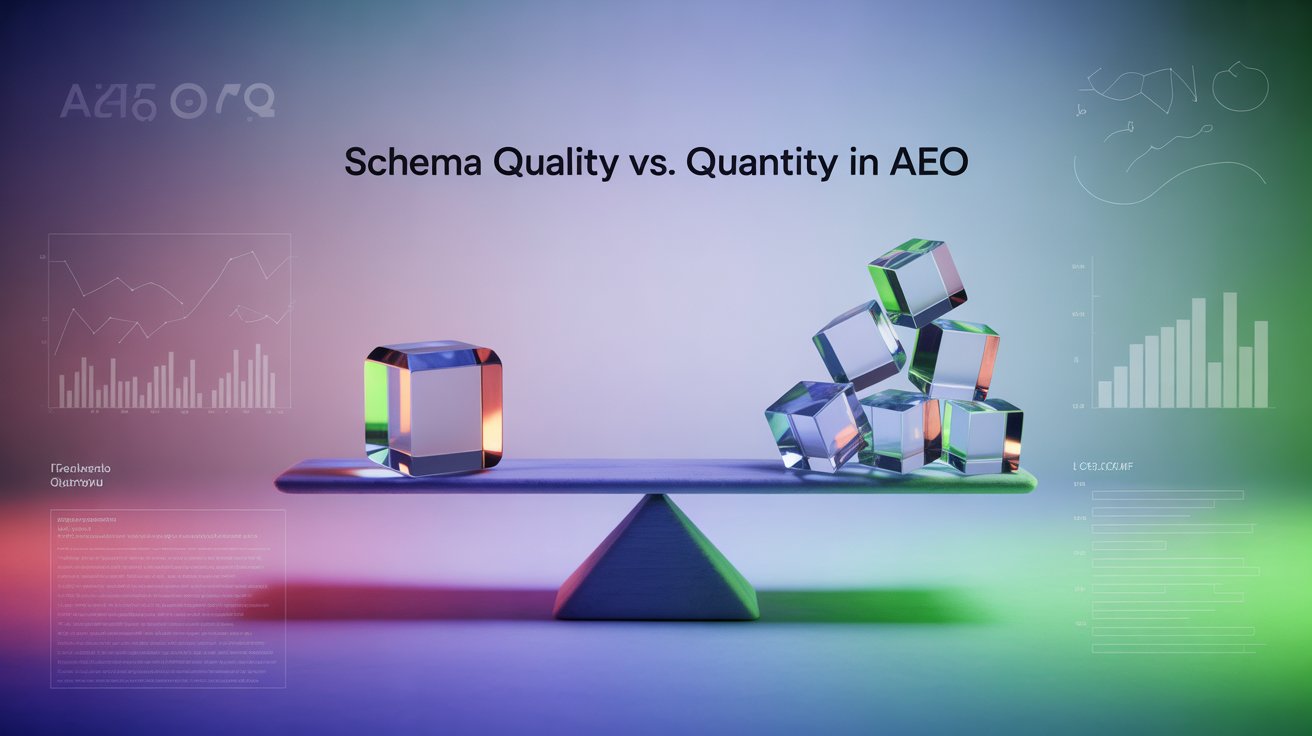 Schema Quality vs. Quantity in AEO: What Actually Drives AI Visibility